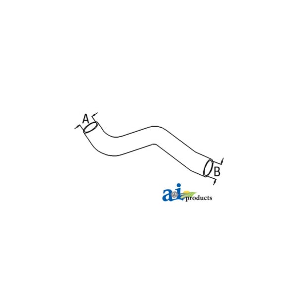 Radiator Hose, Upper 16" x2" x2"